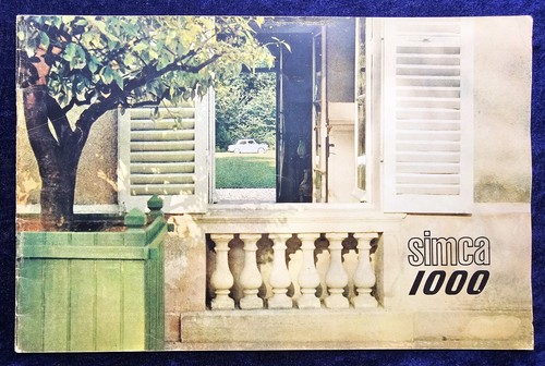 Simca 1000 original brochure - 1000,,