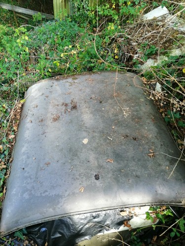 Morris 1000 rear roof - morris, section