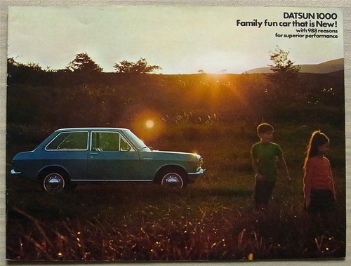 Datsun 1000 car sales brochure - 1000,