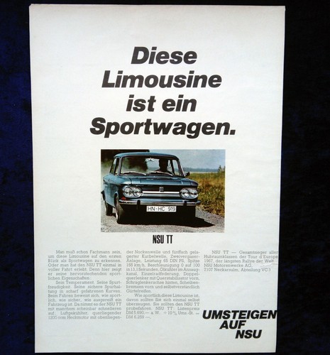 Nsu prinz 1000 original - prinz,