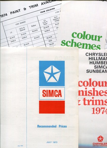 Simca 1000 1100 1301 1501