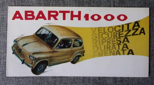 Fiat abarth 1000 - abarth, saloon