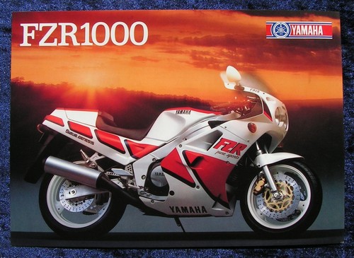 1987 yamaha fzr 1000 - 1000, brochure