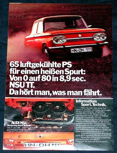 Nsu prinz 1000 - 1000, original
