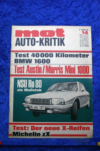 Mot nsu 80 - bmw, 1600