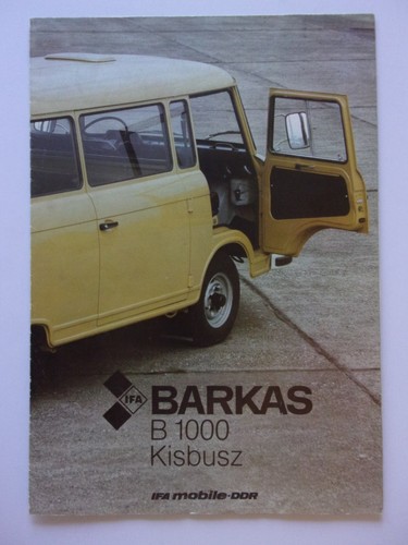 Barkas b1000 minibus orig - b1000, 1985