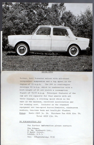 Simca 1000 1963 original - 1000,