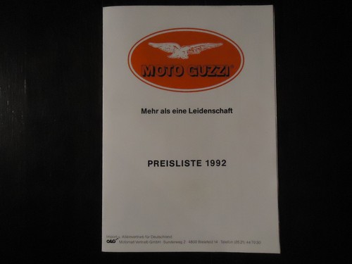 Moto guzzi prices - price, list