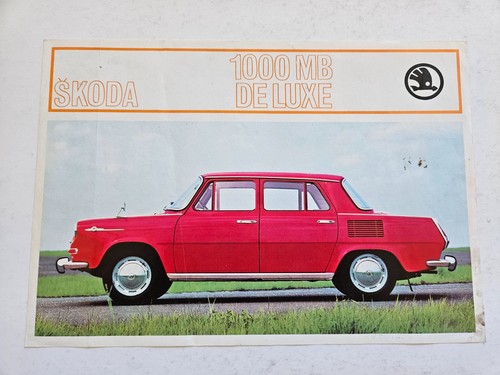 Skoda 1000 deluxe sales - skoda, mb