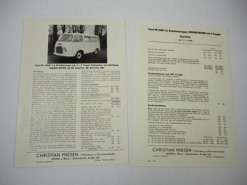 Ford fk1000 ambulance - ford,