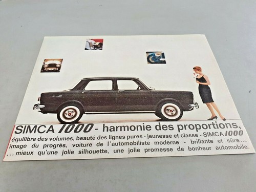 1960s simca 1000 original - simca,