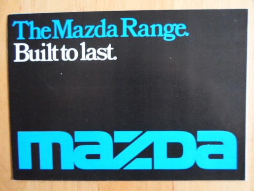 Mazda range orig 1976 mkt - 1976, uk