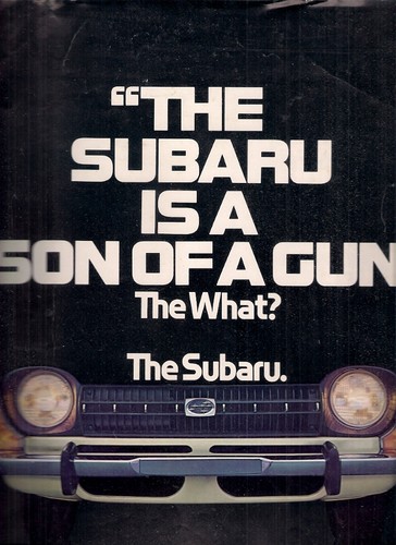 Subaru 1000 early 1970s - subaru, usa