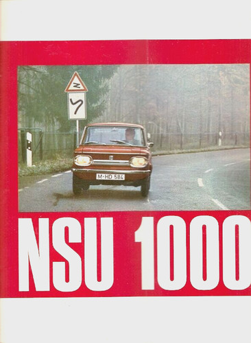 Nsu 1000 1967 1968 - nsu,