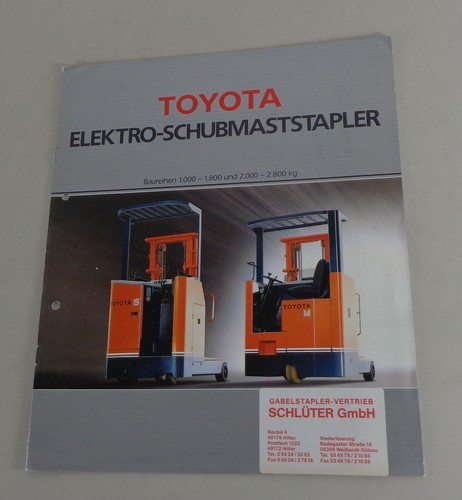 Brochure toyota forklift 1000 - brochure,
