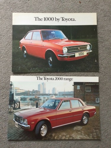 Toyota 1000 and 2000 - 2000, range