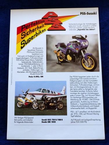 Pss suzuki gsx - 750, 1100