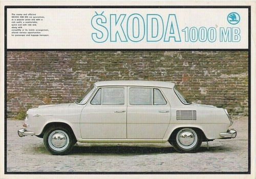 Skoda 1000 saloon - skoda,