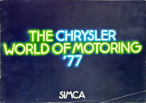 Simca 1000 1100 brochure - &,