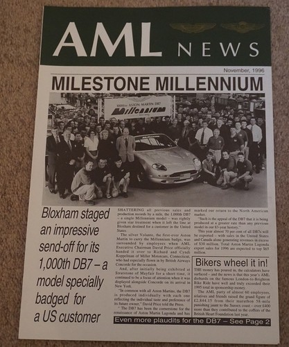 Aston martin lagonda - aml, news