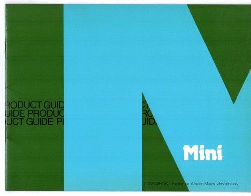 Mini product guide 1979 uk - product,