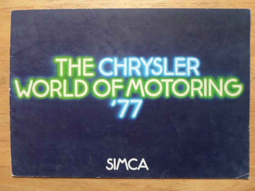 Simca range orig 1976 - simca,