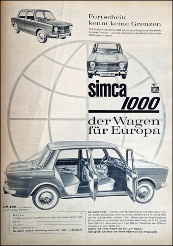 Simca 1000 original - simca,