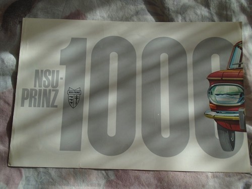 Nsu prinz 1000 brochure - nsu,