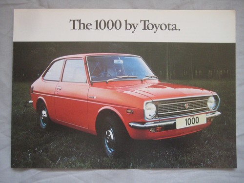 1976 toyota 1000 fold out - 1976-78,