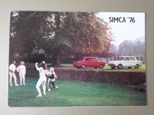 Simca range orig 1975 - 1975, 1976