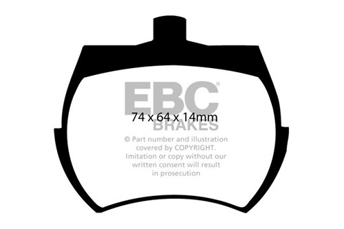 Ebc greenstuff front brake - ebc,