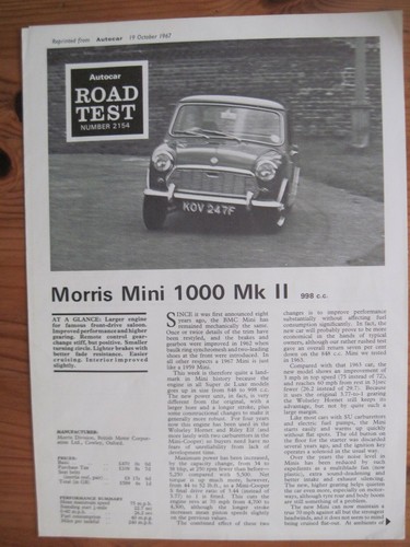 Morris mini 1000 - morris,