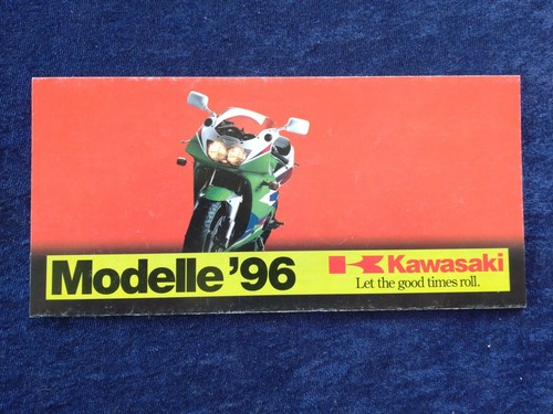 Kawasaki model program 1996 - kawasaki,