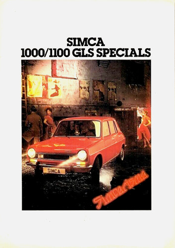 Simca 1000 1100 - simca, special