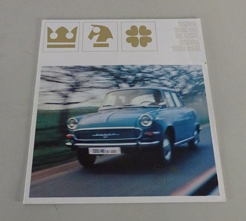 Brochure skoda 1000 luxe - 1000, mb