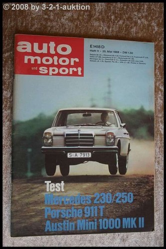 Ams auto motor sport 68 - sport, 11/68