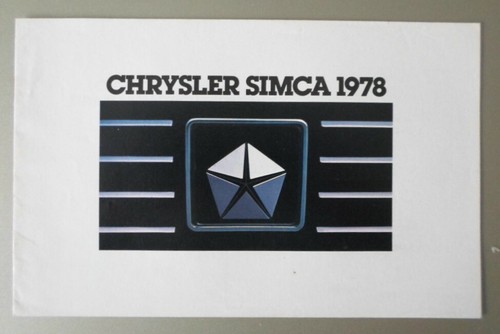 Chrysler simca 1978 belgian - 1978,