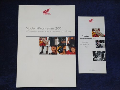 Honda programme brochure 2001 - programme,