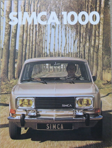 Simca 1000 brochure brochure