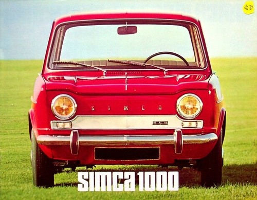 275088 simca 1000 brochure - simca,