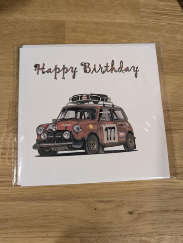 Mini cooper rally car happy - mini,