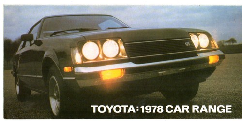 Toyota range 1978 foldout - toyota, uk