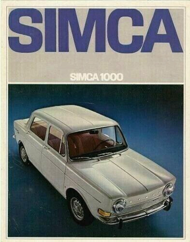 Simca 1000 gl 1968 1969 - ls,