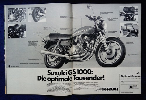 Suzuki 1000 advertising - gs, s