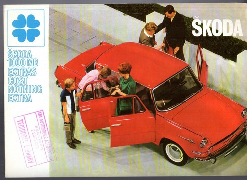 Skoda 1000 saloon 1967 - mb,