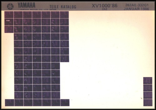 Yamaha 1000 2ae - yamaha, xv