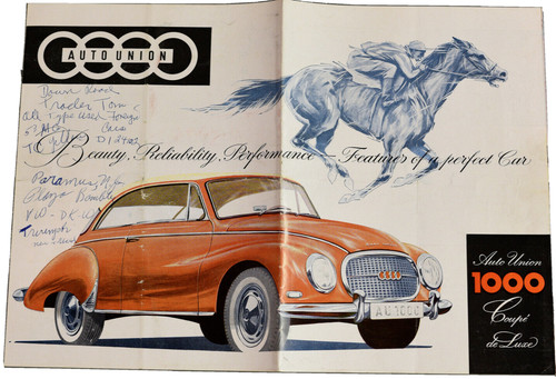 1960s auto union 1000 - 1000, coupe