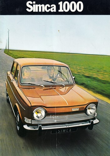 Simca 1000 gls small car - small,