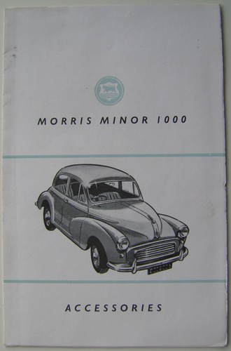 Morris minor 1000 accessories - minor,