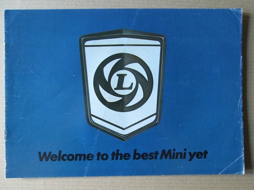 Mini car brochure 1978.Mini